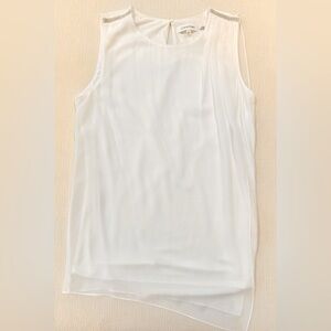 Calvin Klein White Black Sleeveless Tank Top